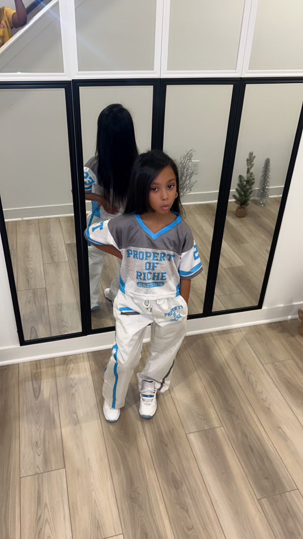 Blue “Property of Riche” Jersey Set