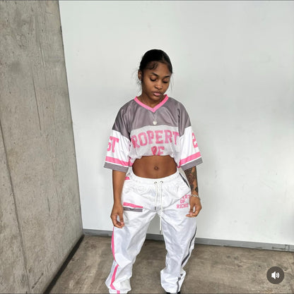 Pink “Property of Riche” Jersey Set