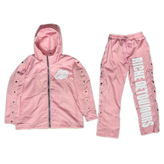 Pink Spring 2026 Nylon Tracksuit